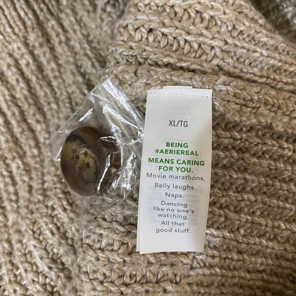 NEW Aerie Wide Rib Oversized Cardigan XL - Picture 11 of 13